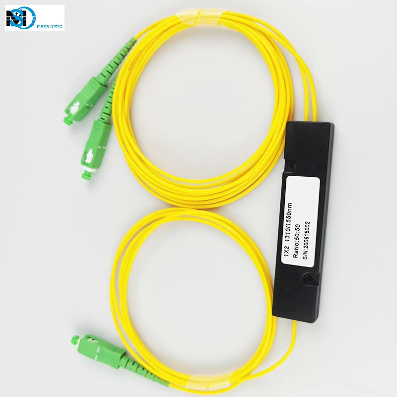 FTTH 1*2 Sc/APC Fiber Optic PLC Splitter Coupler for Network