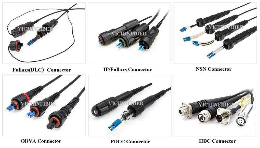 Customized Outdoor Ftta Cpri Bbu Rru Duplex LC to Fullaxs Fiber Optic Cable Assembly Patch Cord
