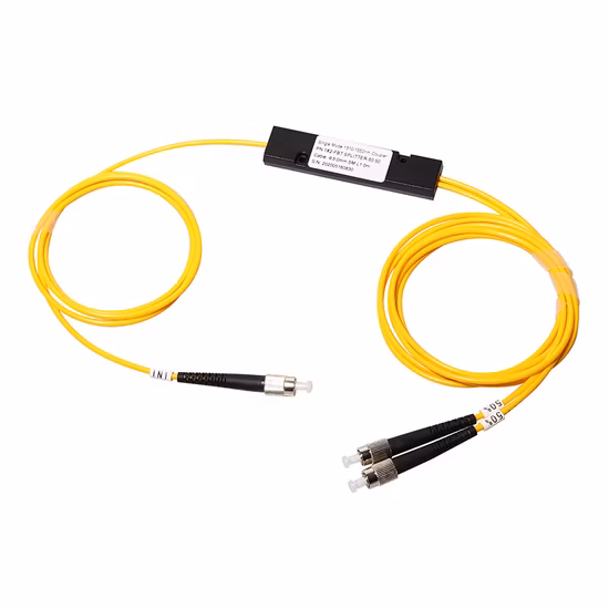 ABS Box Fiber Optic PLC Splitter Singlemode Sm LC Connector 1310/1550/1490nm Fbt Coupler