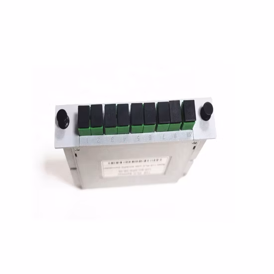 FTTH Fiber Optical Splitter Cassette Type Splitter Sc APC Upc PLC Splitter Coupler